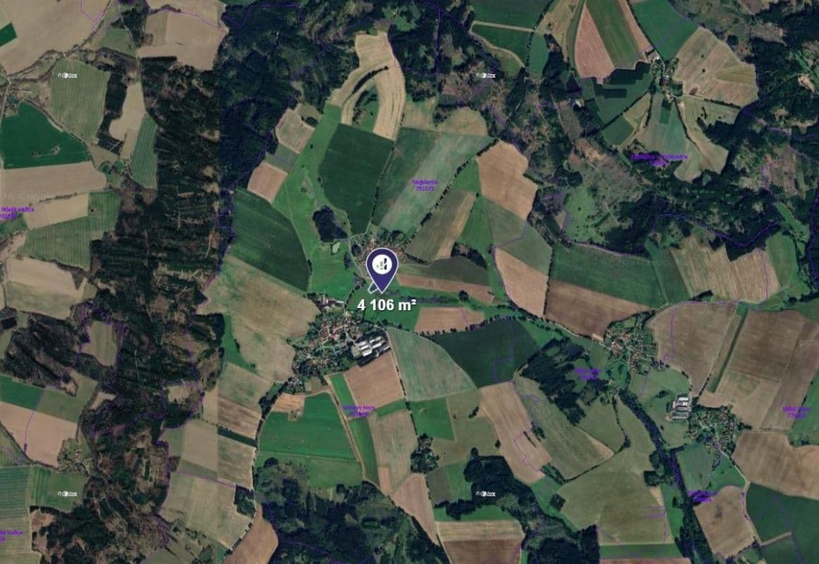 Predaj pozemku 1.454 m², Smilovy Hory, Jihočeský kraj Predaj pozemku 1.454 m², Smilovy Hory, Jihočeský kraj