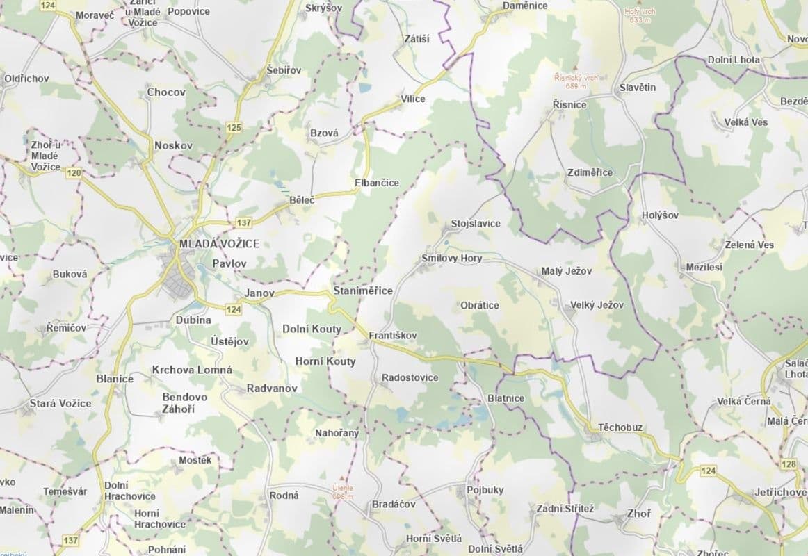 Predaj pozemku 1.454 m², Smilovy Hory, Jihočeský kraj Predaj pozemku 1.454 m², Smilovy Hory, Jihočeský kraj