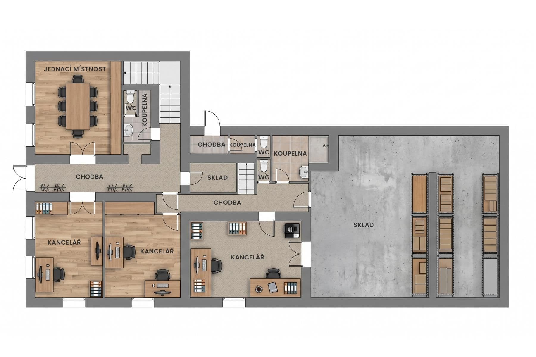 Predaj kancelárie 250 m², Bohnická, Praha, Praha Predaj kancelárie 250 m², Bohnická, Praha, Praha