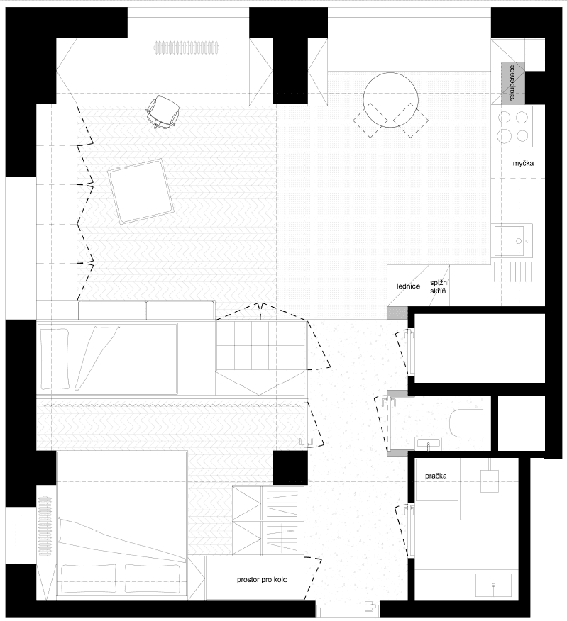 Prenájom bytu 2-izbový 54 m², Podolské nábřeží, Praha, Praha Prenájom bytu 2-izbový 54 m², Podolské nábřeží, Praha, Praha