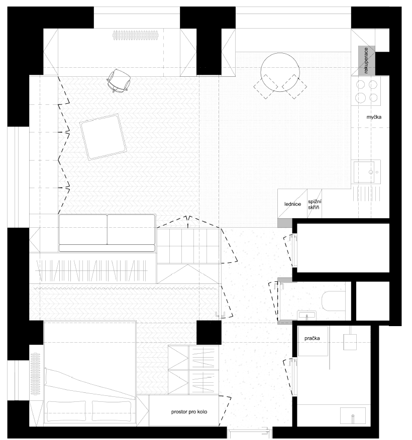 Prenájom bytu 2-izbový 54 m², Podolské nábřeží, Praha, Praha Prenájom bytu 2-izbový 54 m², Podolské nábřeží, Praha, Praha