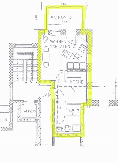 Predaj bytu 1-izbový 40 m², Aufseßplatz 5, Nürnberg, Bavorsko Predaj bytu 1-izbový 40 m², Aufseßplatz 5, Nürnberg, Bavorsko