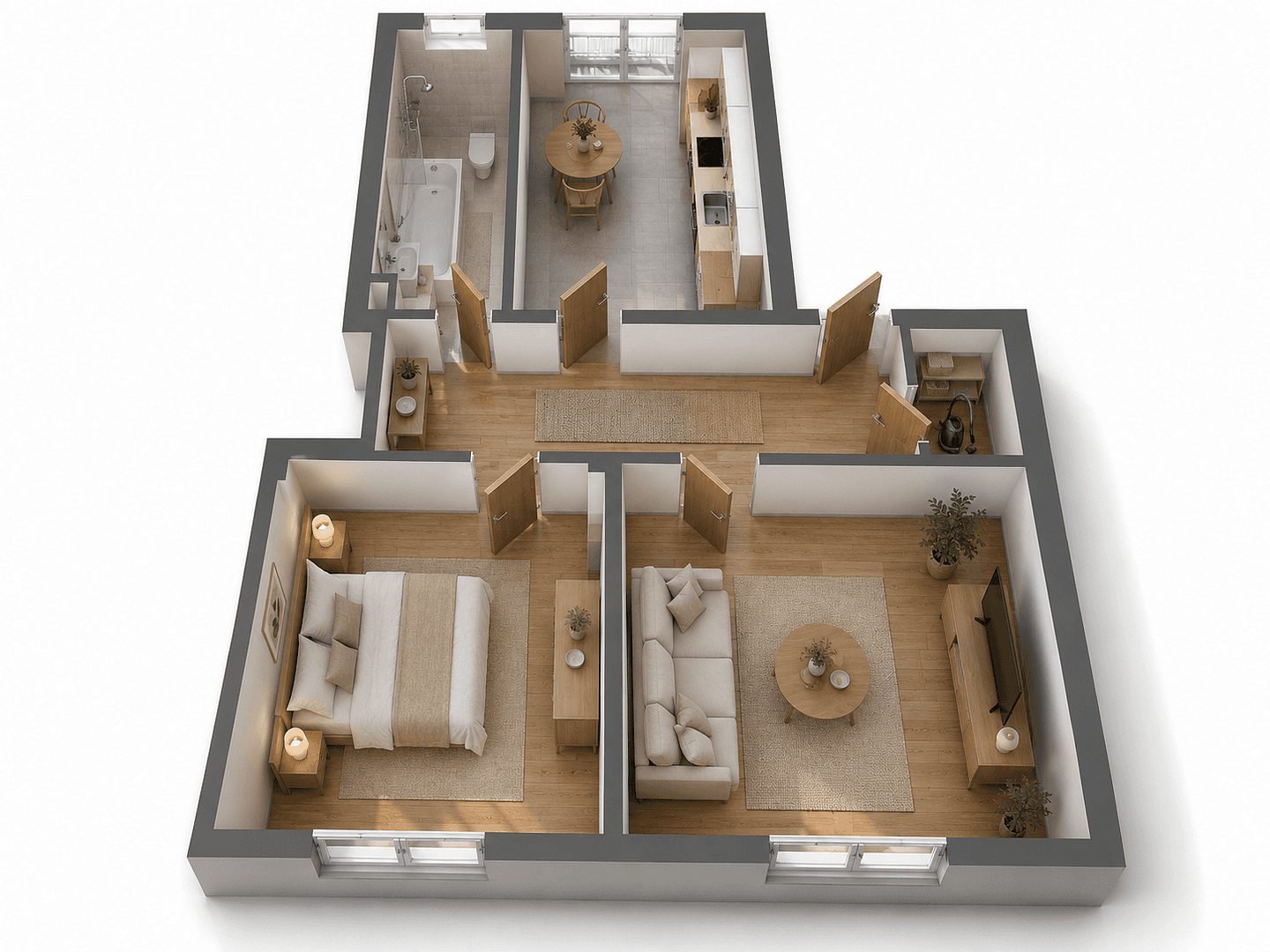 Prenájom bytu 2-izbový 63 m², Kaiser-Wilhelm-Strasse 21, Ludwigshafen, Porýnie-Falcko Prenájom bytu 2-izbový 63 m², Kaiser-Wilhelm-Strasse 21, Ludwigshafen, Porýnie-Falcko
