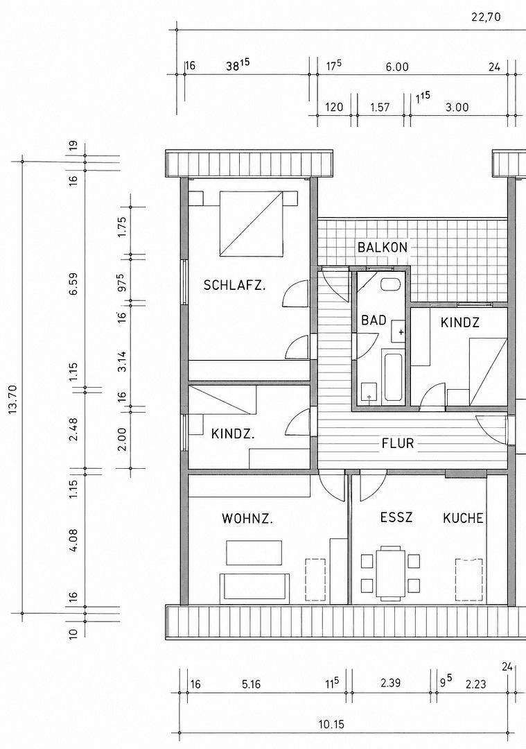 Prenájom bytu 4-izbový 101 m², Sulz am Neckar, Bádensko-Wurttembersko Prenájom bytu 4-izbový 101 m², Sulz am Neckar, Bádensko-Wurttembersko