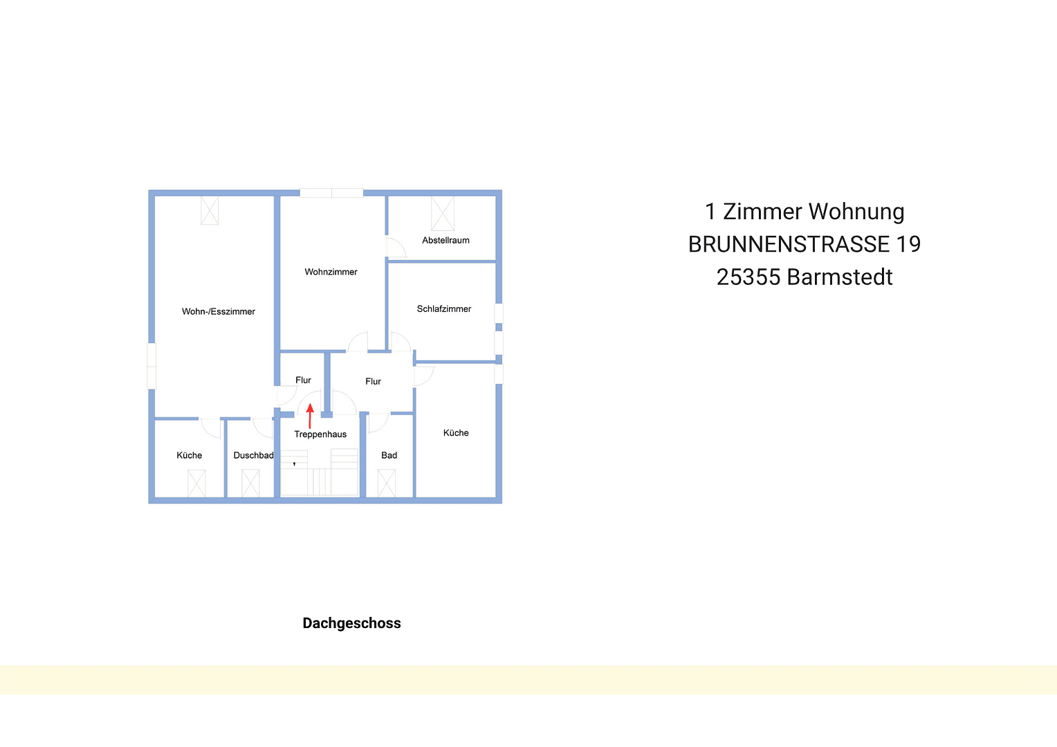 Prenájom bytu 1-izbový 43 m², Brunnenstraße 19, Barmstedt, Šlezvicko-Holštajnsko Prenájom bytu 1-izbový 43 m², Brunnenstraße 19, Barmstedt, Šlezvicko-Holštajnsko