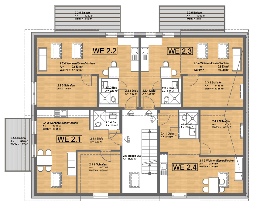 Predaj bytu 2-izbový 40 m², Nürnberg, Bavorsko Predaj bytu 2-izbový 40 m², Nürnberg, Bavorsko