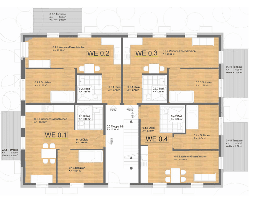 Predaj bytu 2-izbový 40 m², Nürnberg, Bavorsko Predaj bytu 2-izbový 40 m², Nürnberg, Bavorsko