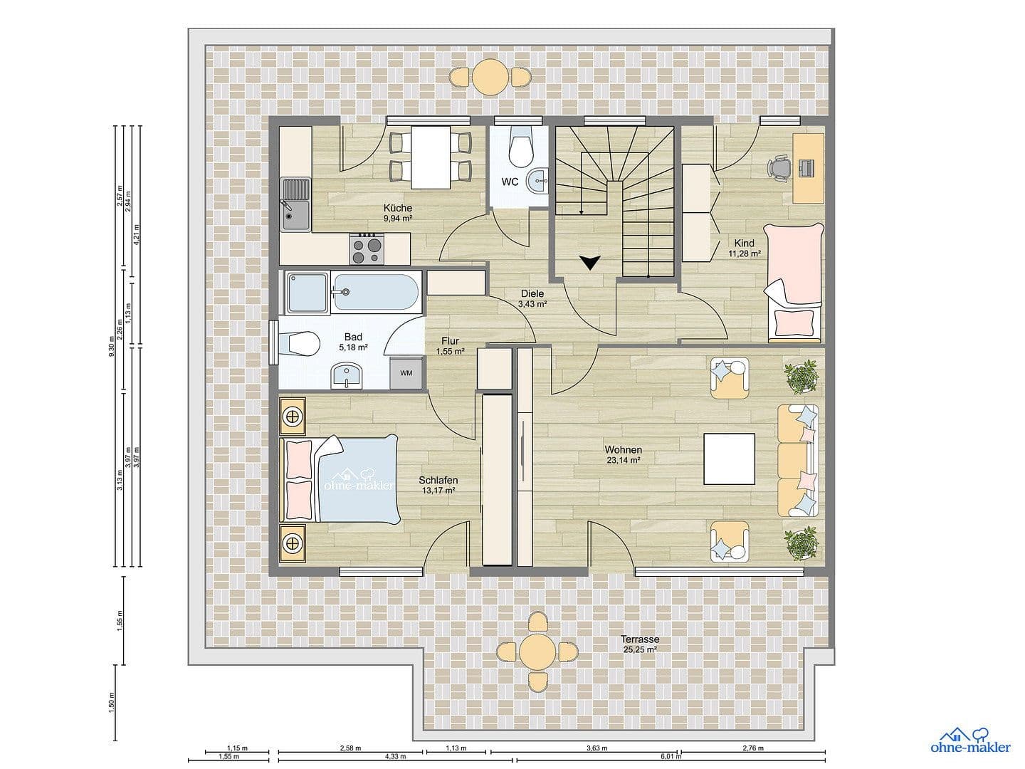 Predaj bytu 3-izbový 98 m², Geestland, Dolné Sasko Predaj bytu 3-izbový 98 m², Geestland, Dolné Sasko