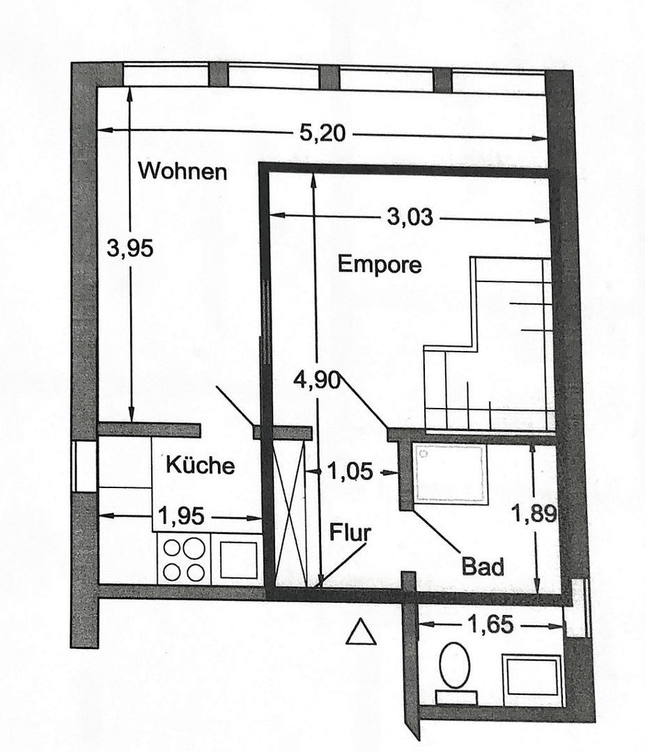 Prenájom bytu 3-izbový 63 m², Papenstraße 48, Lemgo, Severné Porýnie - Westfálsko Prenájom bytu 3-izbový 63 m², Papenstraße 48, Lemgo, Severné Porýnie - Westfálsko
