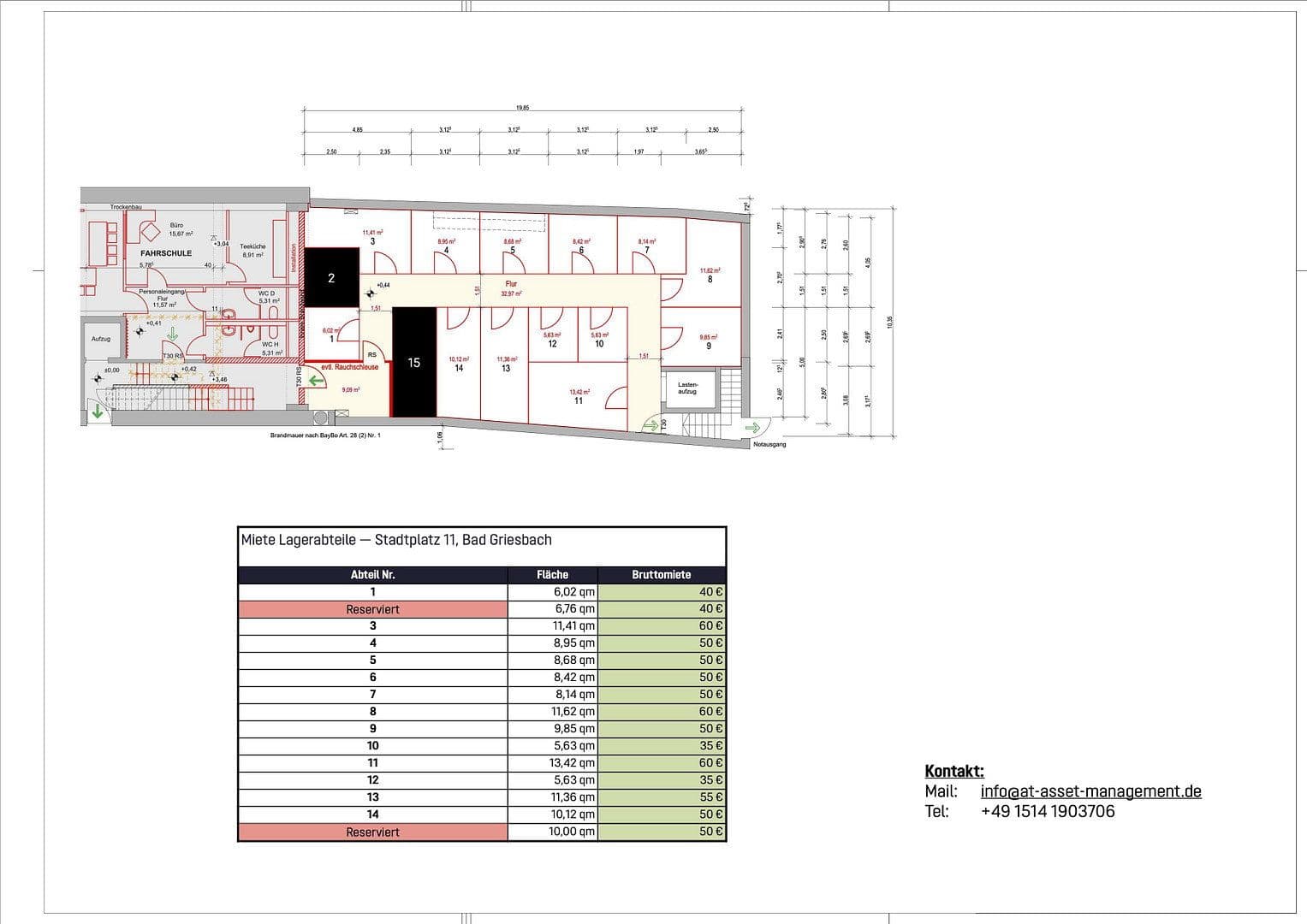 Prenájom nebytového priestoru 200 m², Stadtplatz 11, Bad Griesbach i.Rottal, Bavorsko Prenájom nebytového priestoru 200 m², Stadtplatz 11, Bad Griesbach i.Rottal, Bavorsko