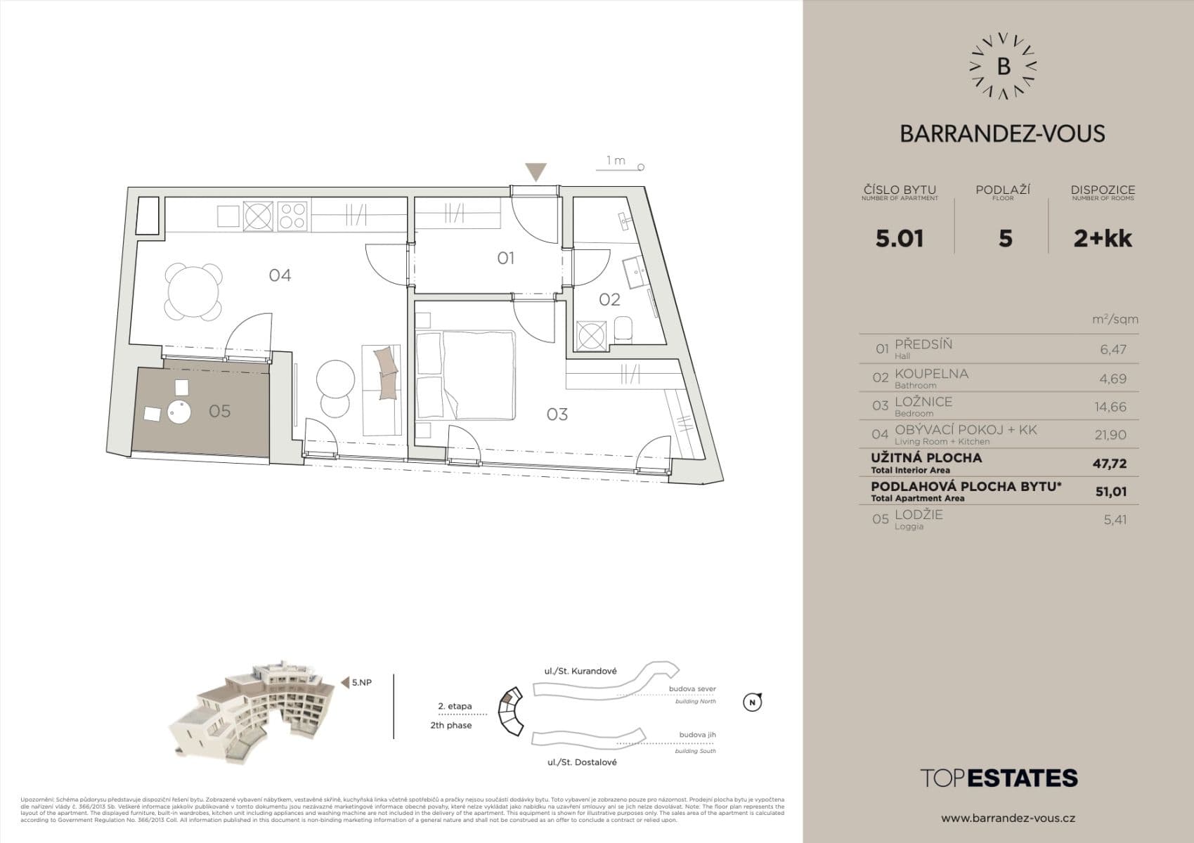 Prenájom bytu 2-izbový 52 m², Dostalové, Praha, Praha Prenájom bytu 2-izbový 52 m², Dostalové, Praha, Praha