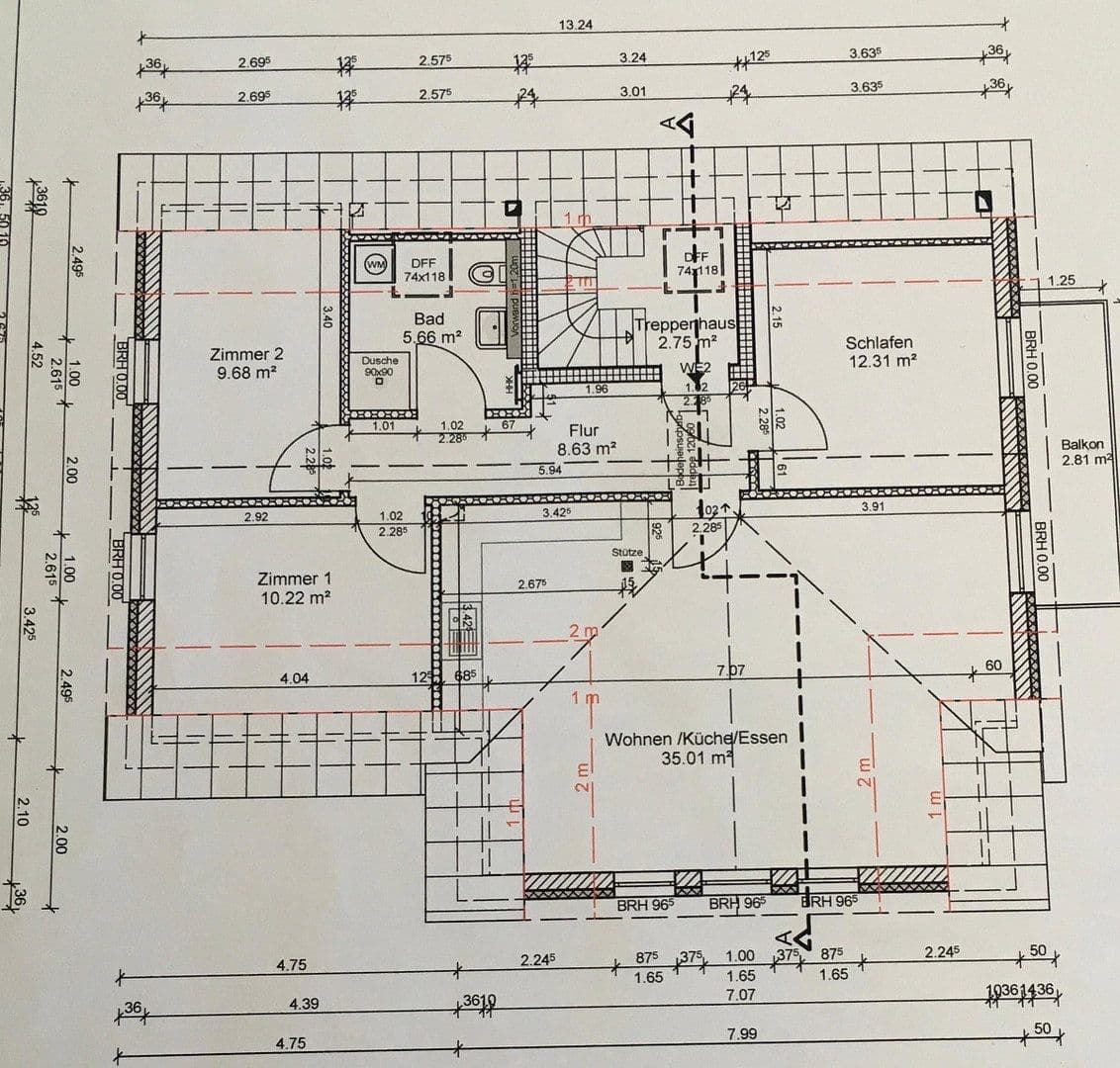 Prenájom bytu 4-izbový 96 m², Escheburg, Šlezvicko-Holštajnsko Prenájom bytu 4-izbový 96 m², Escheburg, Šlezvicko-Holštajnsko