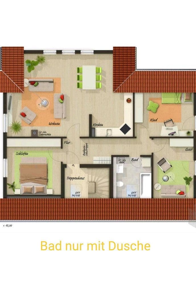 Prenájom bytu 4-izbový 96 m², Escheburg, Šlezvicko-Holštajnsko Prenájom bytu 4-izbový 96 m², Escheburg, Šlezvicko-Holštajnsko