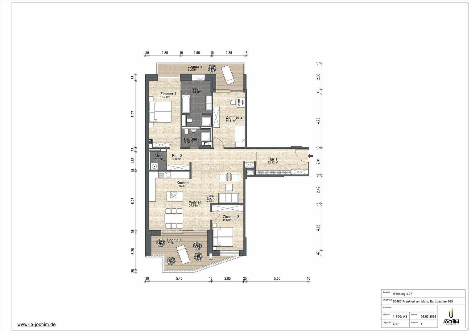 Predaj bytu 4-izbový 134 m², Europa-Allee 165, Frankfurt/Main, Hesensko Predaj bytu 4-izbový 134 m², Europa-Allee 165, Frankfurt/Main, Hesensko
