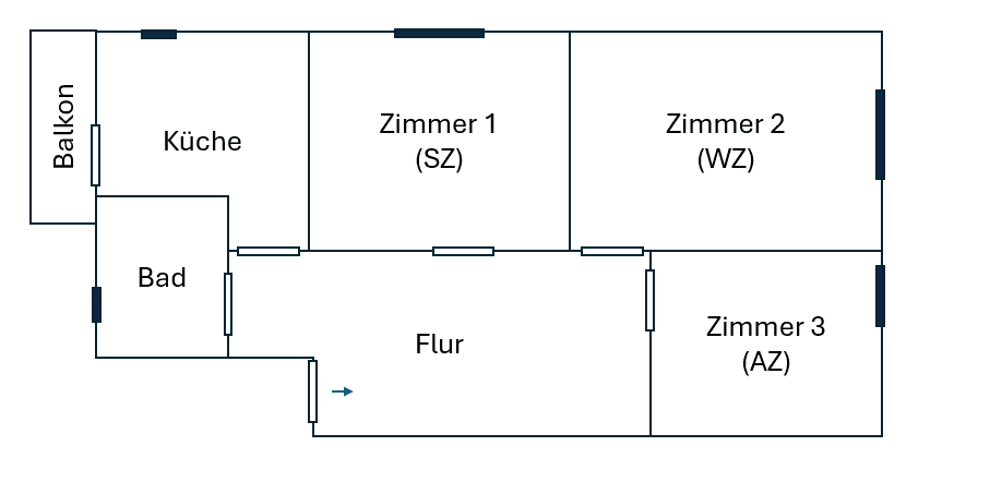 Prenájom bytu 3-izbový 61 m², Ludwigstraße 110A, Stuttgart, Bádensko-Wurttembersko Prenájom bytu 3-izbový 61 m², Ludwigstraße 110A, Stuttgart, Bádensko-Wurttembersko