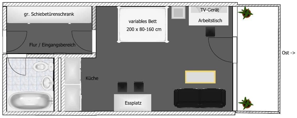 Predaj bytu 1-izbový 38 m², Riesstr. 65, München, Bavorsko Predaj bytu 1-izbový 38 m², Riesstr. 65, München, Bavorsko