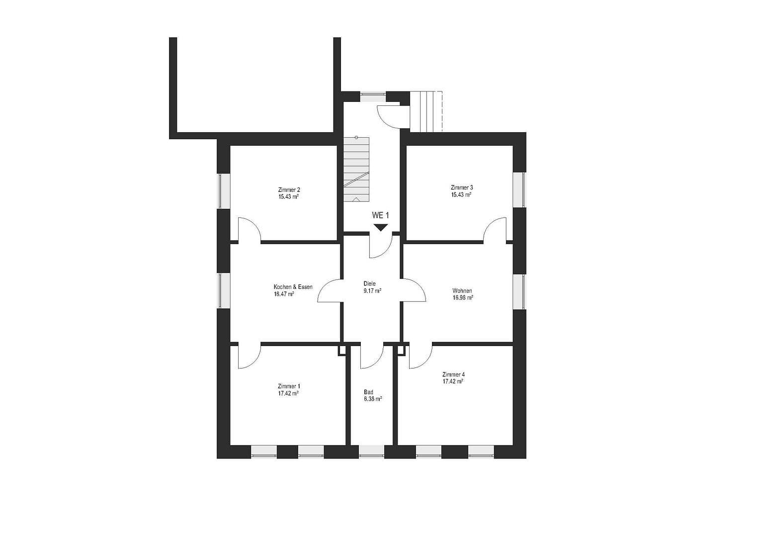 Prenájom bytu 4-izbový 120 m², Froschlake 12, Dortmund, Severné Porýnie - Westfálsko Prenájom bytu 4-izbový 120 m², Froschlake 12, Dortmund, Severné Porýnie - Westfálsko