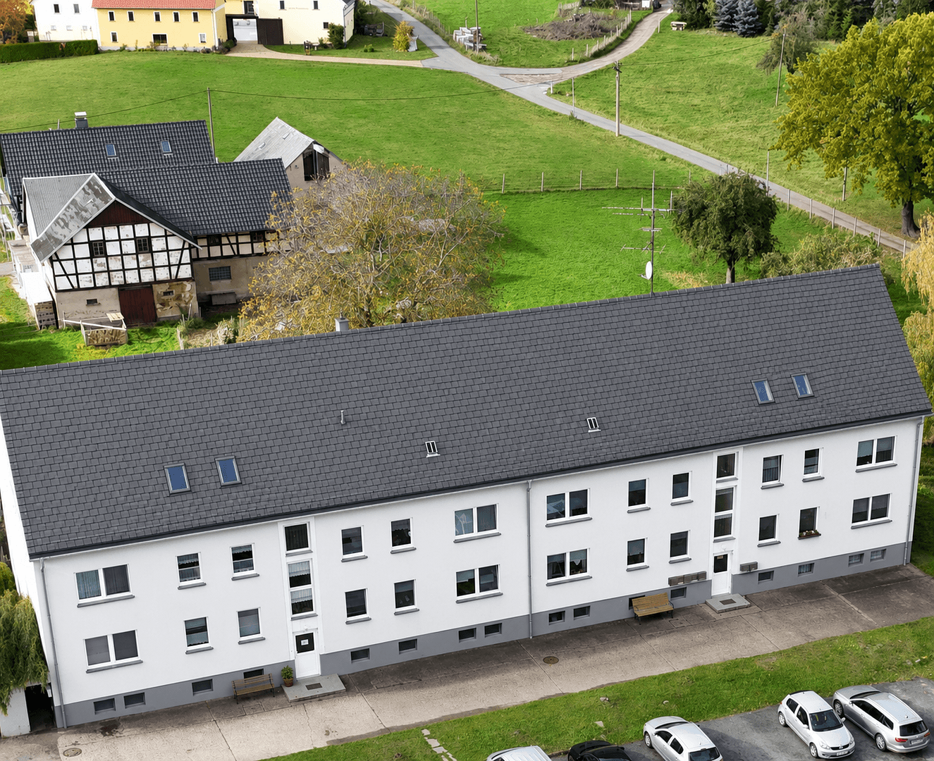 Prenájom bytu 3-izbový 64 m², Langenbernsdorf, Sasko Prenájom bytu 3-izbový 64 m², Langenbernsdorf, Sasko