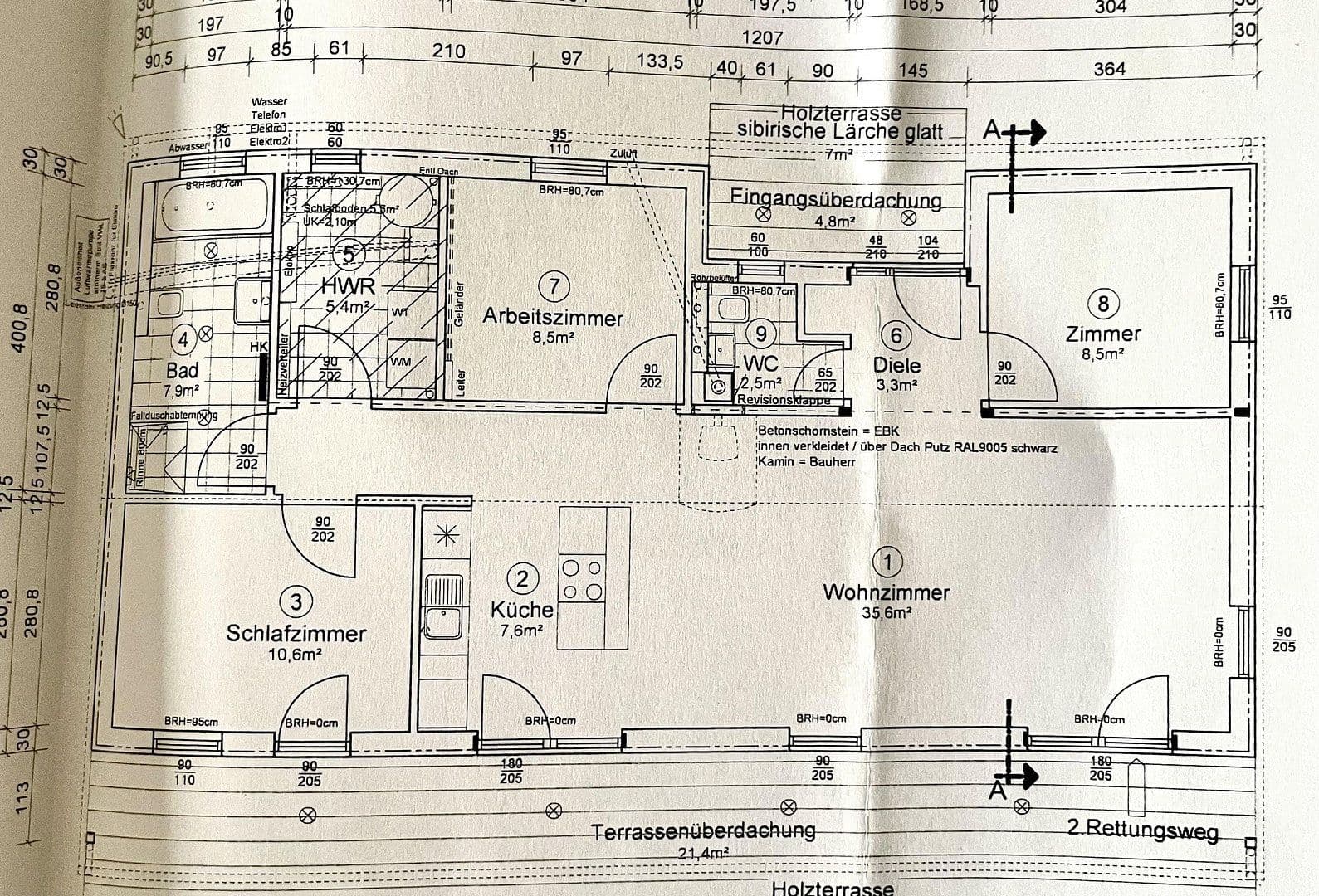 Predaj domu 90 m², pozemok 770 m², Sauerkirschenallee 2b, Waldsieversdorf, Brandenbursko Predaj domu 90 m², pozemok 770 m², Sauerkirschenallee 2b, Waldsieversdorf, Brandenbursko
