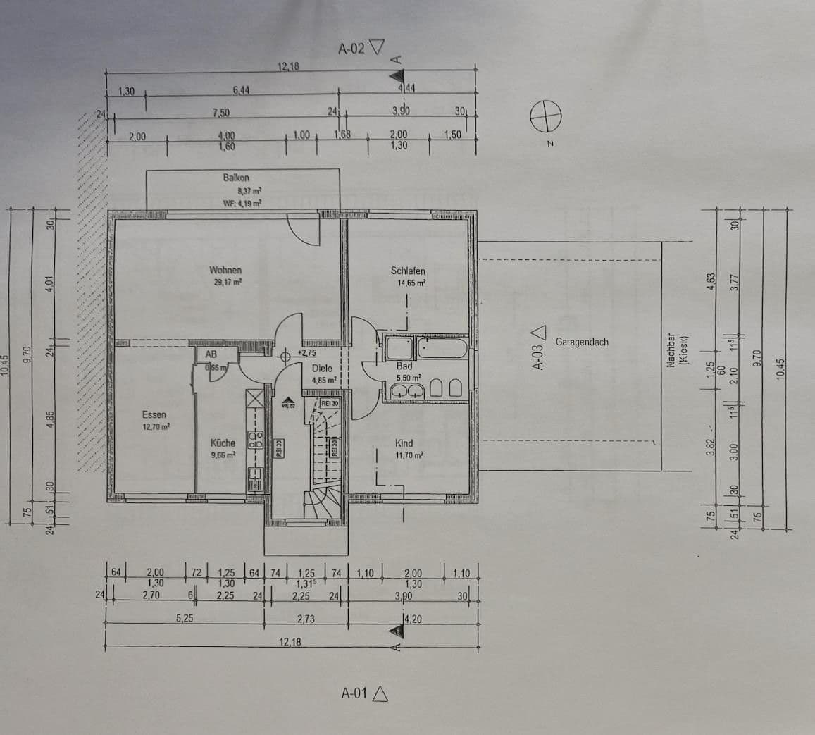 Prenájom bytu 4-izbový 93 m², Düsselring 54, Mettmann, Severné Porýnie - Westfálsko Prenájom bytu 4-izbový 93 m², Düsselring 54, Mettmann, Severné Porýnie - Westfálsko