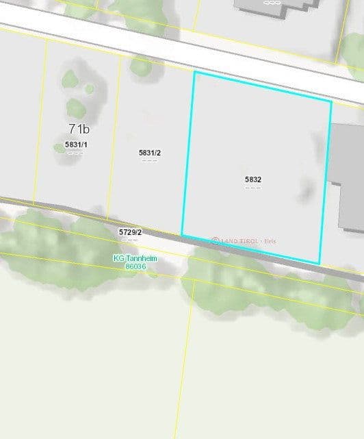 Predaj pozemku 842 m², Neu-Kienzen 70, Tannheim, Tirolsko Predaj pozemku 842 m², Neu-Kienzen 70, Tannheim, Tirolsko