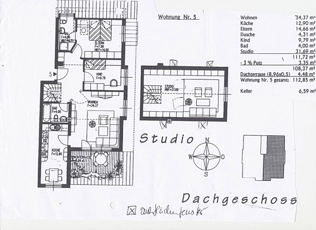 Predaj bytu 4-izbový 113 m², Unterhaching, Bavorsko Predaj bytu 4-izbový 113 m², Unterhaching, Bavorsko