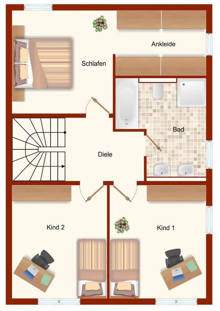 Prenájom domu 145 m², pozemok 269 m², Feucht, Bavorsko Prenájom domu 145 m², pozemok 269 m², Feucht, Bavorsko