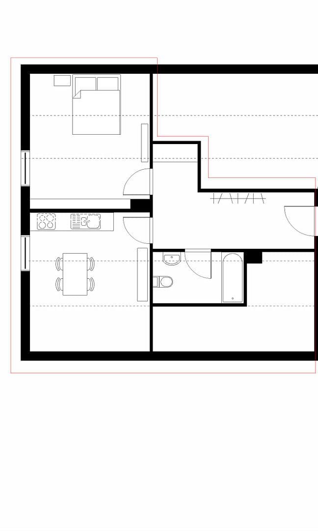 Prenájom bytu 1-izbový 49 m², Sinntal, Hesensko Prenájom bytu 1-izbový 49 m², Sinntal, Hesensko