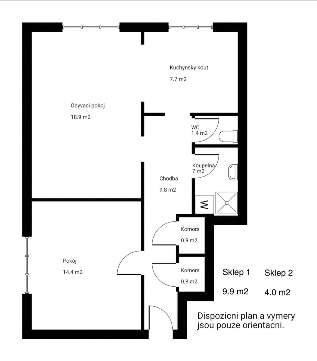 Predaj bytu 2-izbový 61 m², Barákova, Rokycany, Plzeňský kraj Predaj bytu 2-izbový 61 m², Barákova, Rokycany, Plzeňský kraj