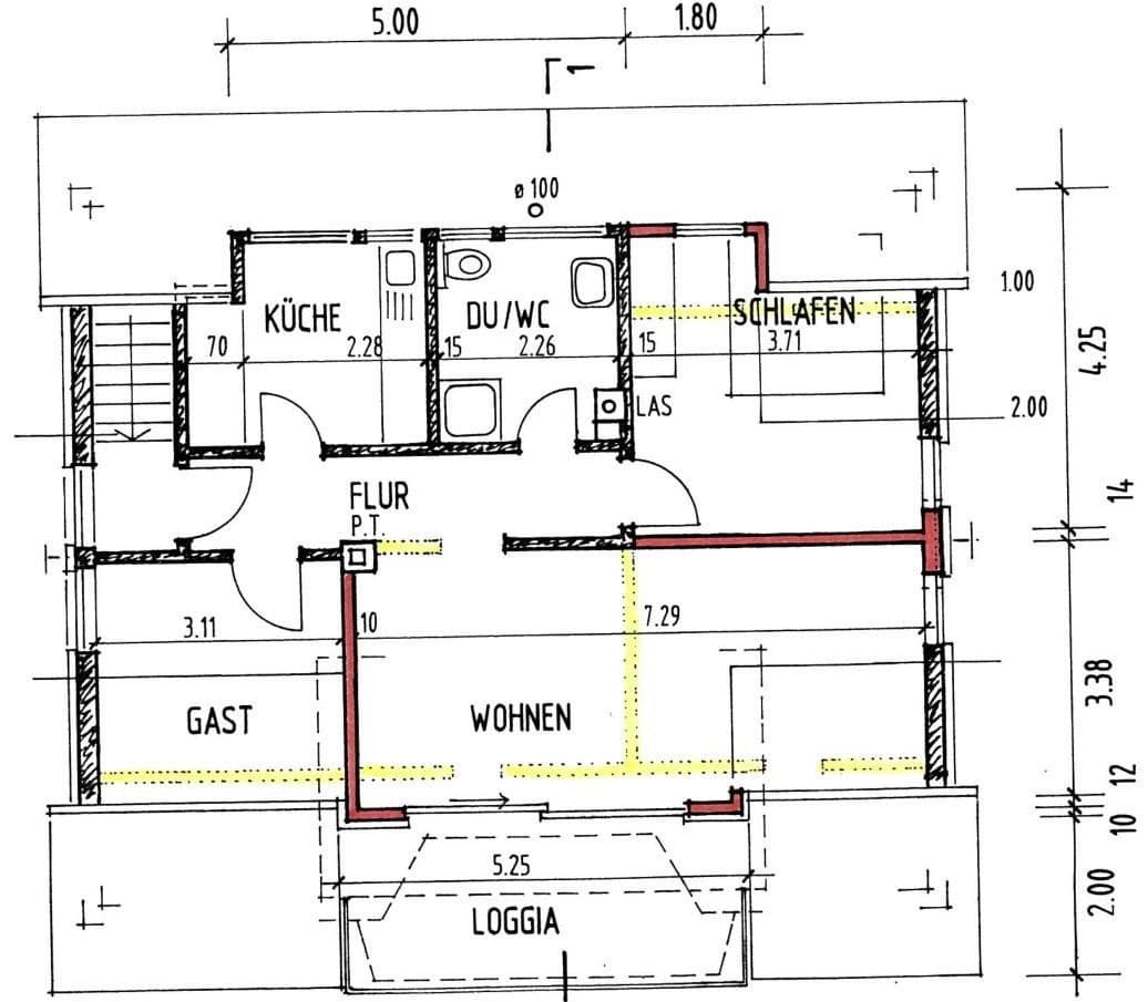 Prenájom bytu 3-izbový 64 m², Backnang, Bádensko-Wurttembersko Prenájom bytu 3-izbový 64 m², Backnang, Bádensko-Wurttembersko