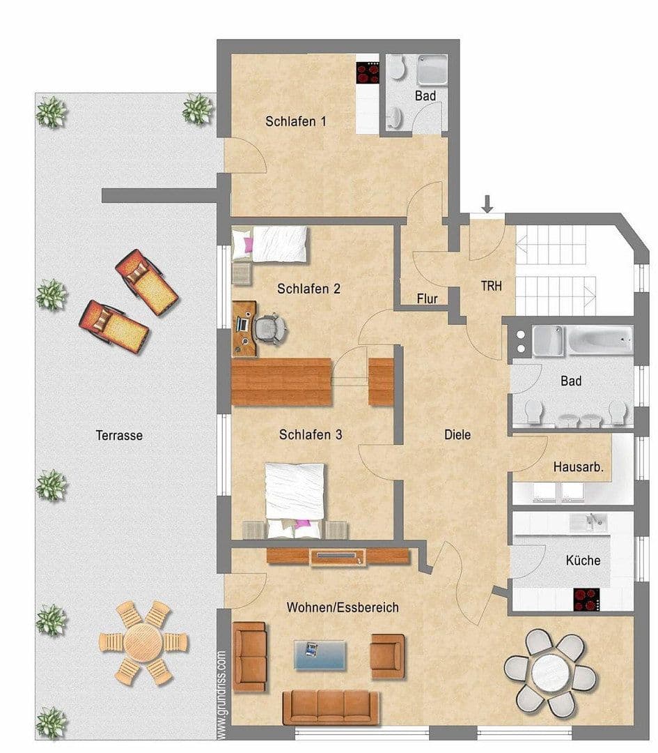 Prenájom bytu 4-izbový 145 m², Bürgermeister-Ledermann-Straße 13, Bad Wörishofen, Bavorsko Prenájom bytu 4-izbový 145 m², Bürgermeister-Ledermann-Straße 13, Bad Wörishofen, Bavorsko