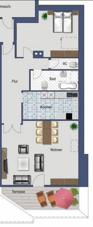 Prenájom bytu 2-izbový 96 m², Göggingerstr 21, Augsburg, Bavorsko Prenájom bytu 2-izbový 96 m², Göggingerstr 21, Augsburg, Bavorsko