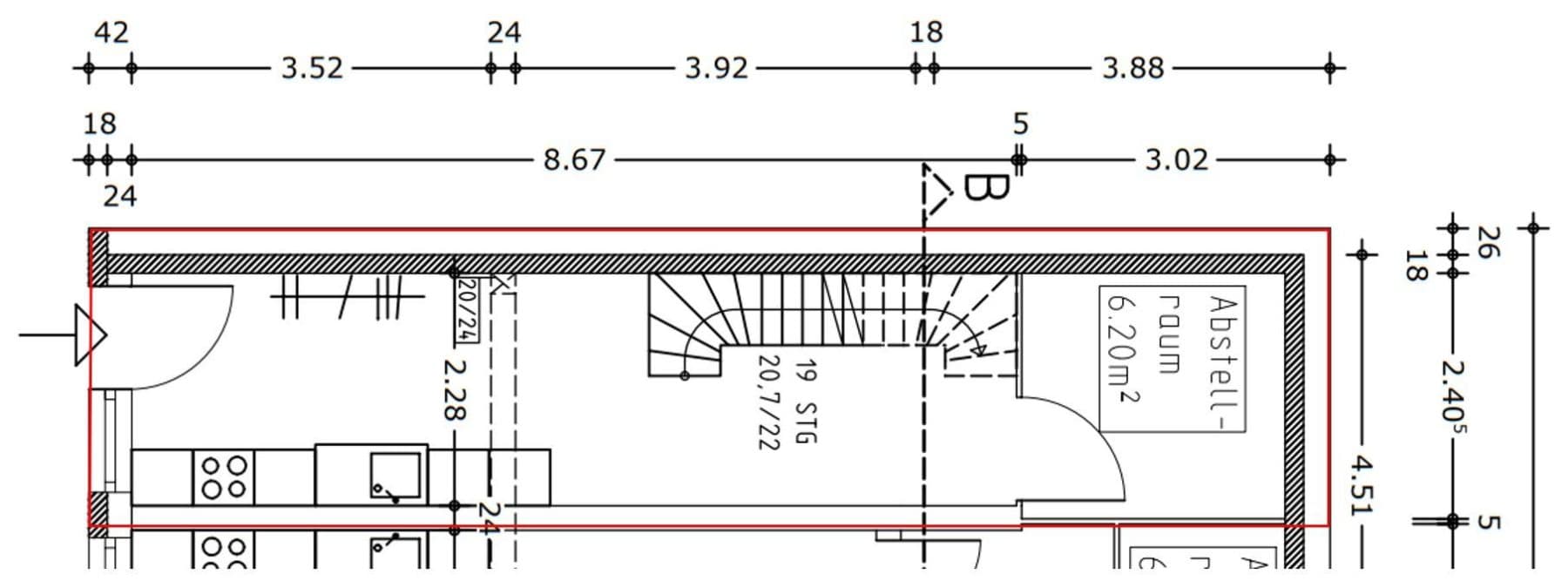 Prenájom bytu 2-izbový 74 m², Dammstr. 9, Lüneburg, Dolné Sasko Prenájom bytu 2-izbový 74 m², Dammstr. 9, Lüneburg, Dolné Sasko