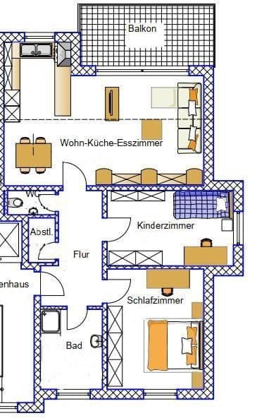 Prenájom bytu 3-izbový 86 m², Austraße, Riedenburg, Bavorsko Prenájom bytu 3-izbový 86 m², Austraße, Riedenburg, Bavorsko