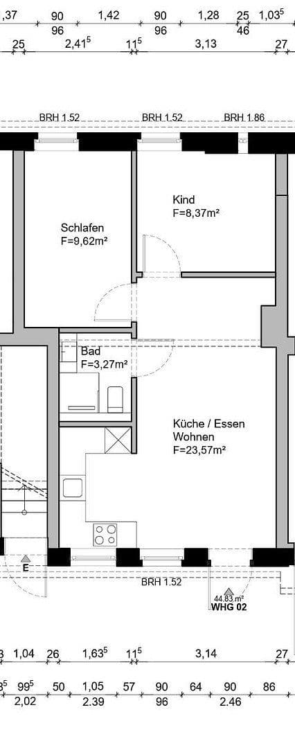 Prenájom bytu 3-izbový 51 m², Reckahner Dorfstr. 12, Kloster Lehnin, Brandenbursko Prenájom bytu 3-izbový 51 m², Reckahner Dorfstr. 12, Kloster Lehnin, Brandenbursko