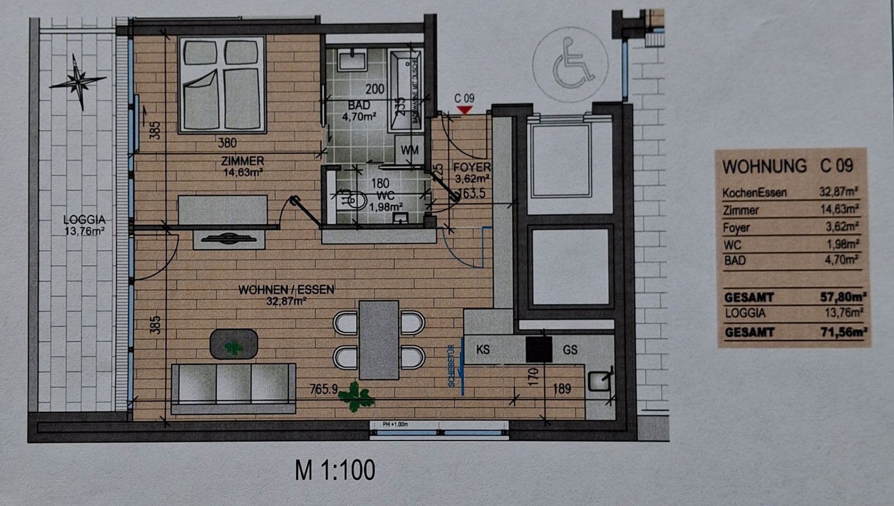Predaj bytu 2-izbový 58 m², Theatergasse 1, Kufstein, Tirolsko Predaj bytu 2-izbový 58 m², Theatergasse 1, Kufstein, Tirolsko