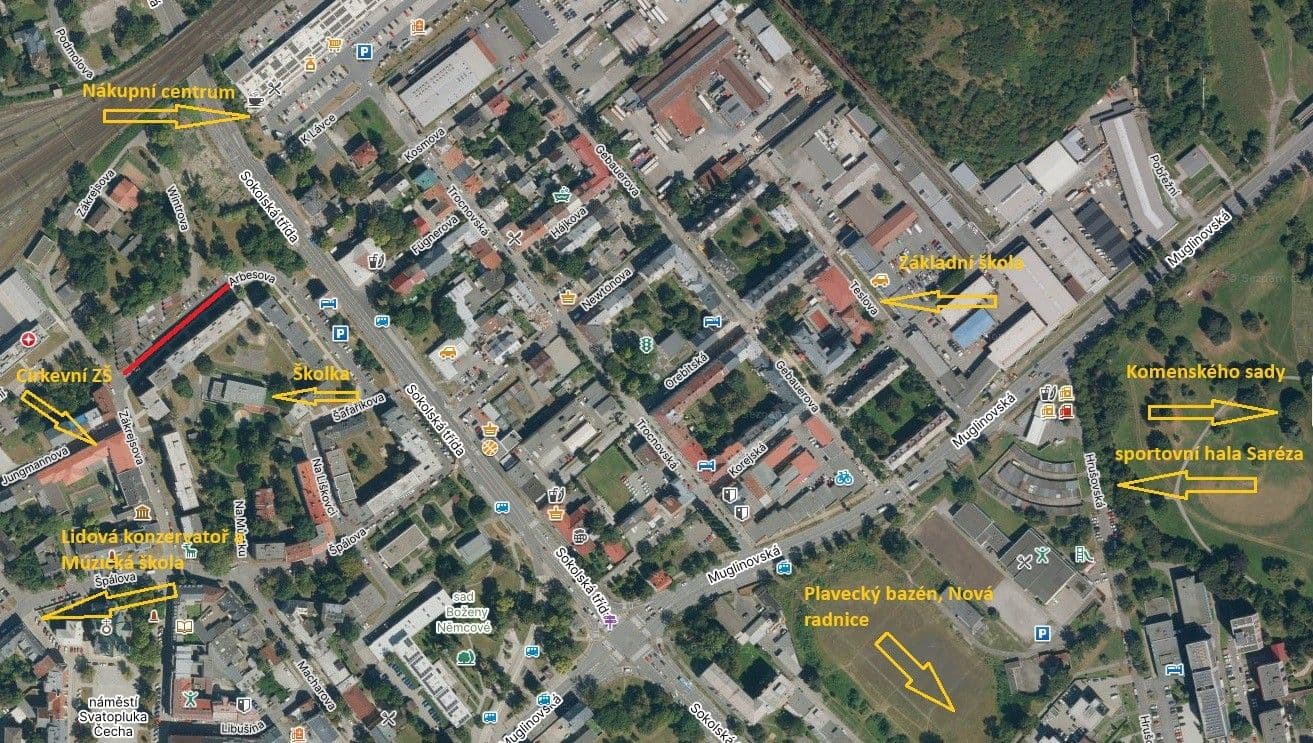 Predaj bytu 3-izbový 68 m², Arbesova, Ostrava, Moravskoslezský kraj Predaj bytu 3-izbový 68 m², Arbesova, Ostrava, Moravskoslezský kraj