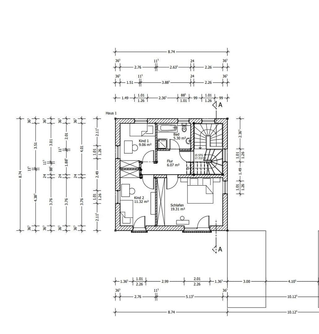 Prenájom domu 142 m², pozemok 285 m², Asamstr. 44, Ingolstadt, Bavorsko Prenájom domu 142 m², pozemok 285 m², Asamstr. 44, Ingolstadt, Bavorsko