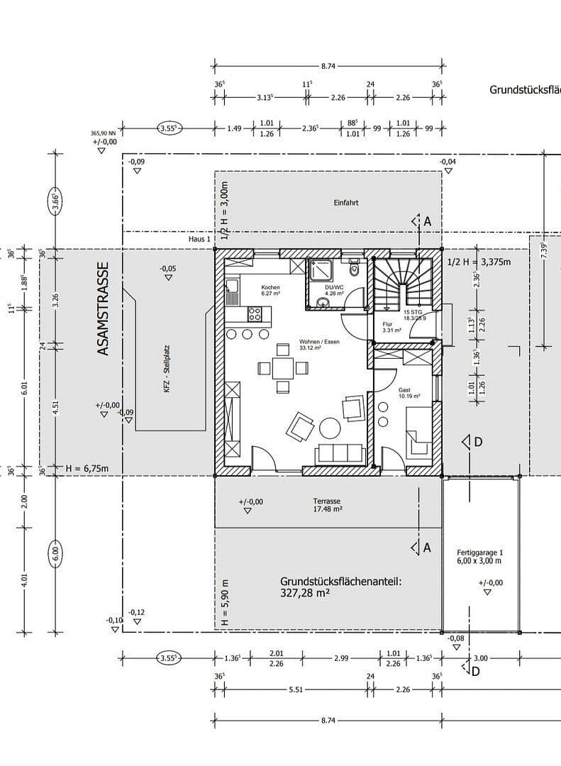 Prenájom domu 142 m², pozemok 285 m², Asamstr. 44, Ingolstadt, Bavorsko Prenájom domu 142 m², pozemok 285 m², Asamstr. 44, Ingolstadt, Bavorsko