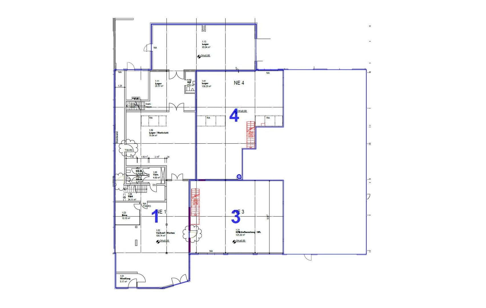 Prenájom nebytového priestoru 1.500 m², Braunschweiger Heerstr. 57, Celle, Dolné Sasko Prenájom nebytového priestoru 1.500 m², Braunschweiger Heerstr. 57, Celle, Dolné Sasko