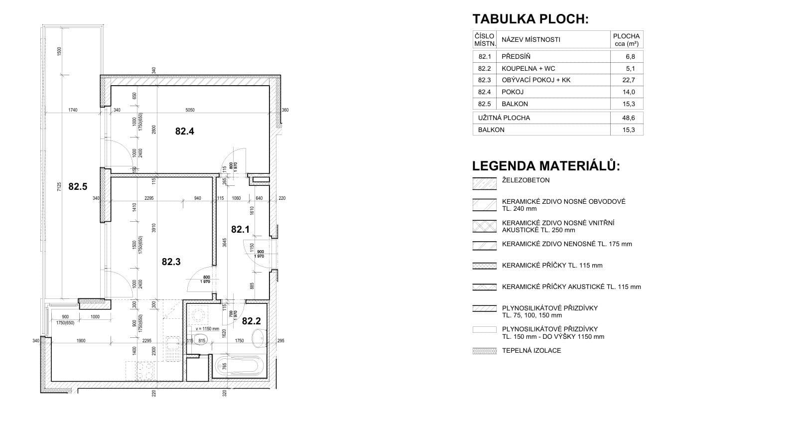 Predaj bytu 2-izbový 61 m², Pavla Beneše, Praha, Praha Predaj bytu 2-izbový 61 m², Pavla Beneše, Praha, Praha