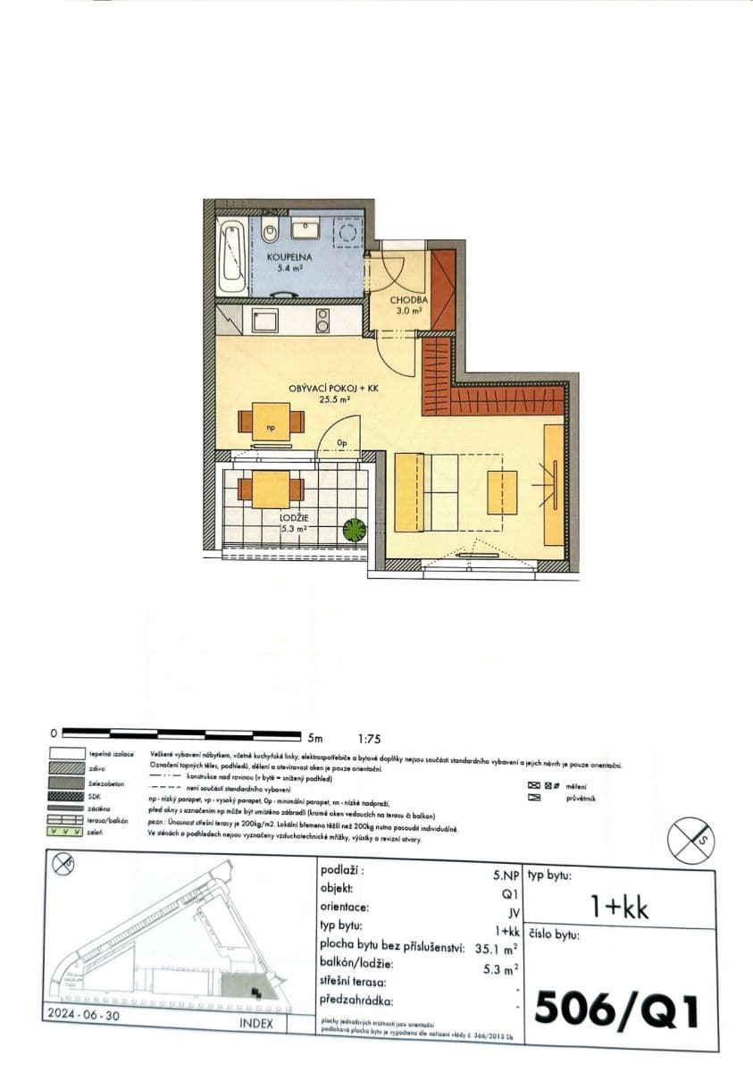 Predaj bytu 2-izbový 40 m², Gollové, Praha, Praha Predaj bytu 2-izbový 40 m², Gollové, Praha, Praha