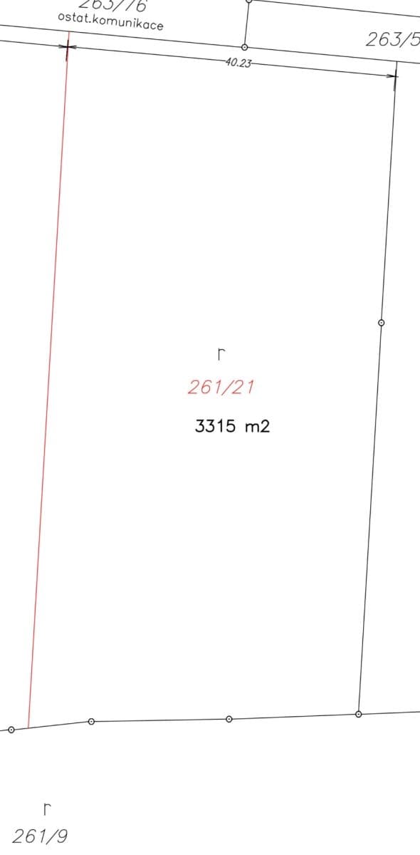 Predaj pozemku 3.315 m², Český Brod, Středočeský kraj Predaj pozemku 3.315 m², Český Brod, Středočeský kraj