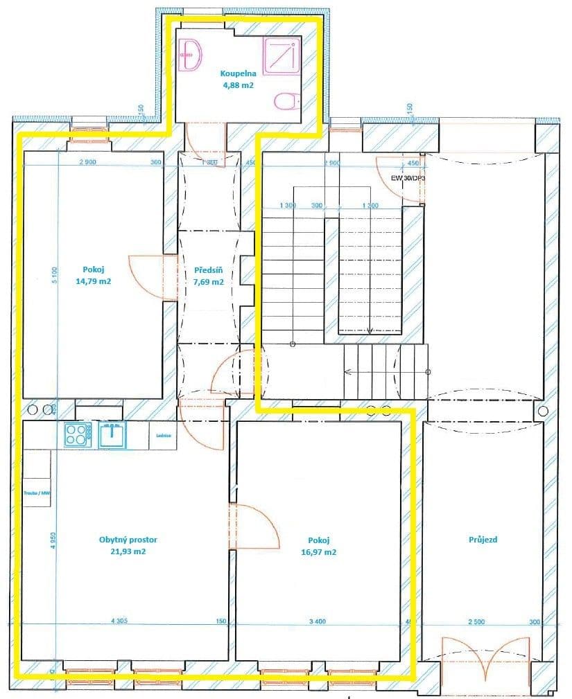 Prenájom bytu 3-izbový 66 m², Sladkovského, Plzeň, Plzeňský kraj Prenájom bytu 3-izbový 66 m², Sladkovského, Plzeň, Plzeňský kraj