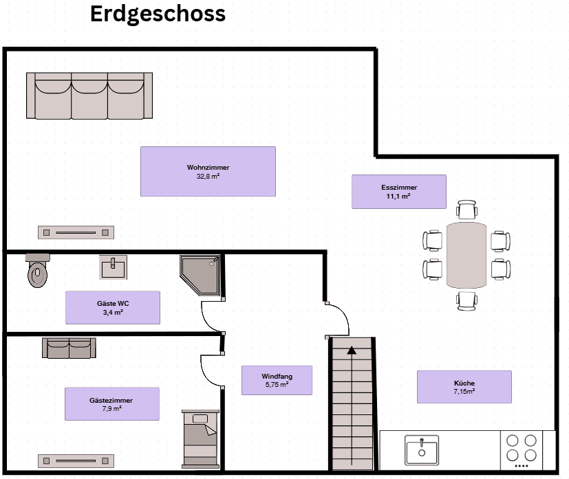 Predaj domu 140 m², pozemok 980 m², Trebbiner Straße 15a, Zossen, Brandenbursko Predaj domu 140 m², pozemok 980 m², Trebbiner Straße 15a, Zossen, Brandenbursko