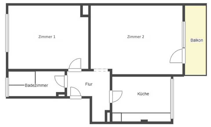 Prenájom bytu 17 m², Düsseldorf, Severné Porýnie - Westfálsko Prenájom bytu 17 m², Düsseldorf, Severné Porýnie - Westfálsko