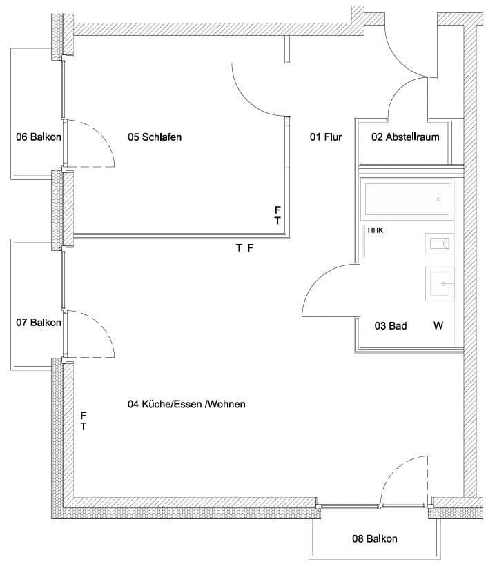Predaj bytu 2-izbový 67 m², Rebstöcker Straße 60, Frankfurt am Main, Hesensko Predaj bytu 2-izbový 67 m², Rebstöcker Straße 60, Frankfurt am Main, Hesensko