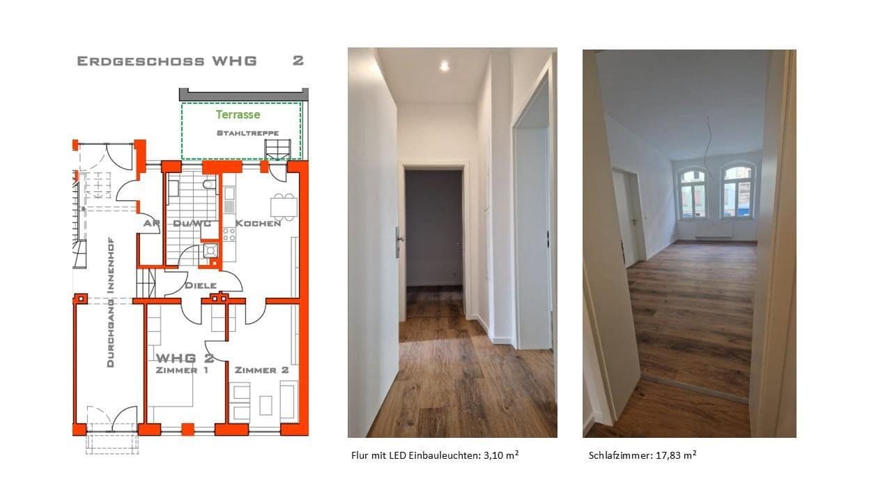 Prenájom bytu 2-izbový 61 m², Simonstr. 1, Fürth, Bavorsko Prenájom bytu 2-izbový 61 m², Simonstr. 1, Fürth, Bavorsko