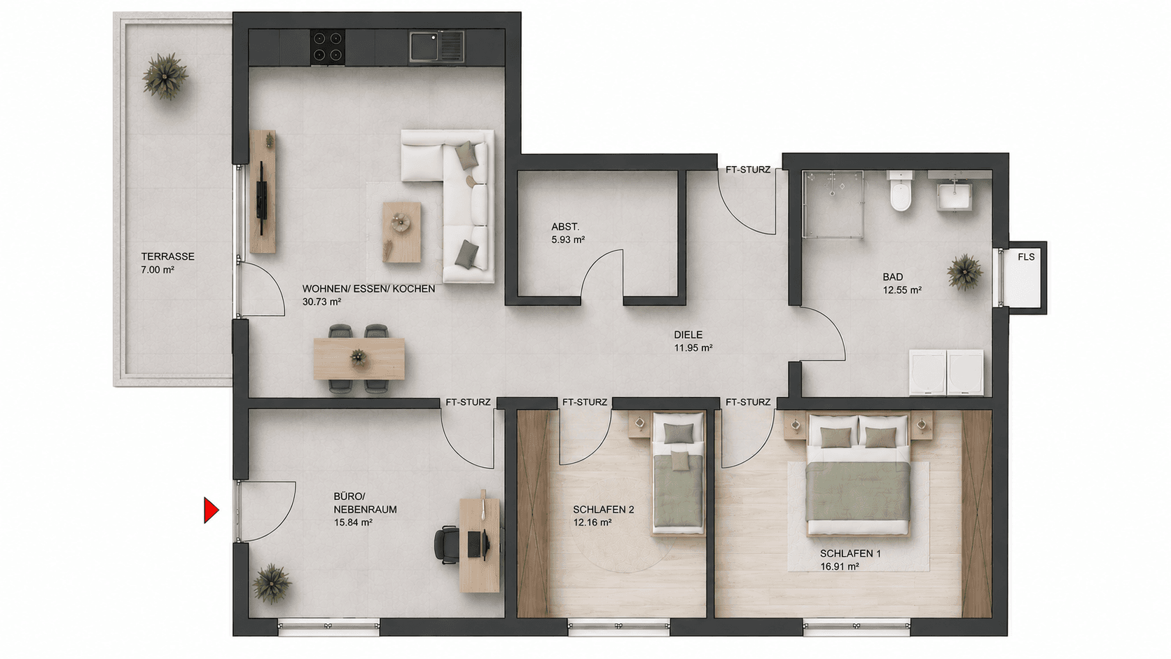Prenájom bytu 3-izbový 115 m², Höhenstraße 2, Hümmerich, Porýnie-Falcko Prenájom bytu 3-izbový 115 m², Höhenstraße 2, Hümmerich, Porýnie-Falcko