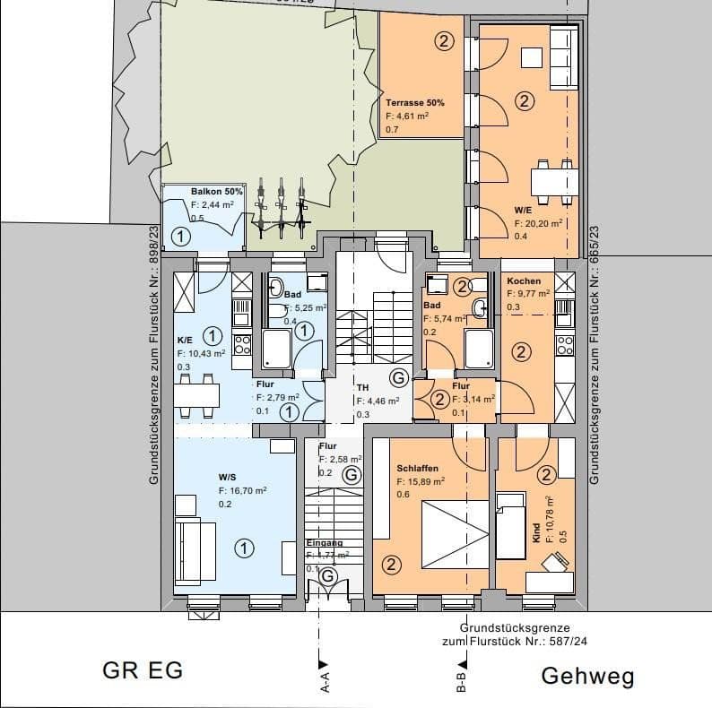 Prenájom bytu 2-izbový 47 m², Streiberstr. 7, Halle, Sasko-Anhaltsko Prenájom bytu 2-izbový 47 m², Streiberstr. 7, Halle, Sasko-Anhaltsko